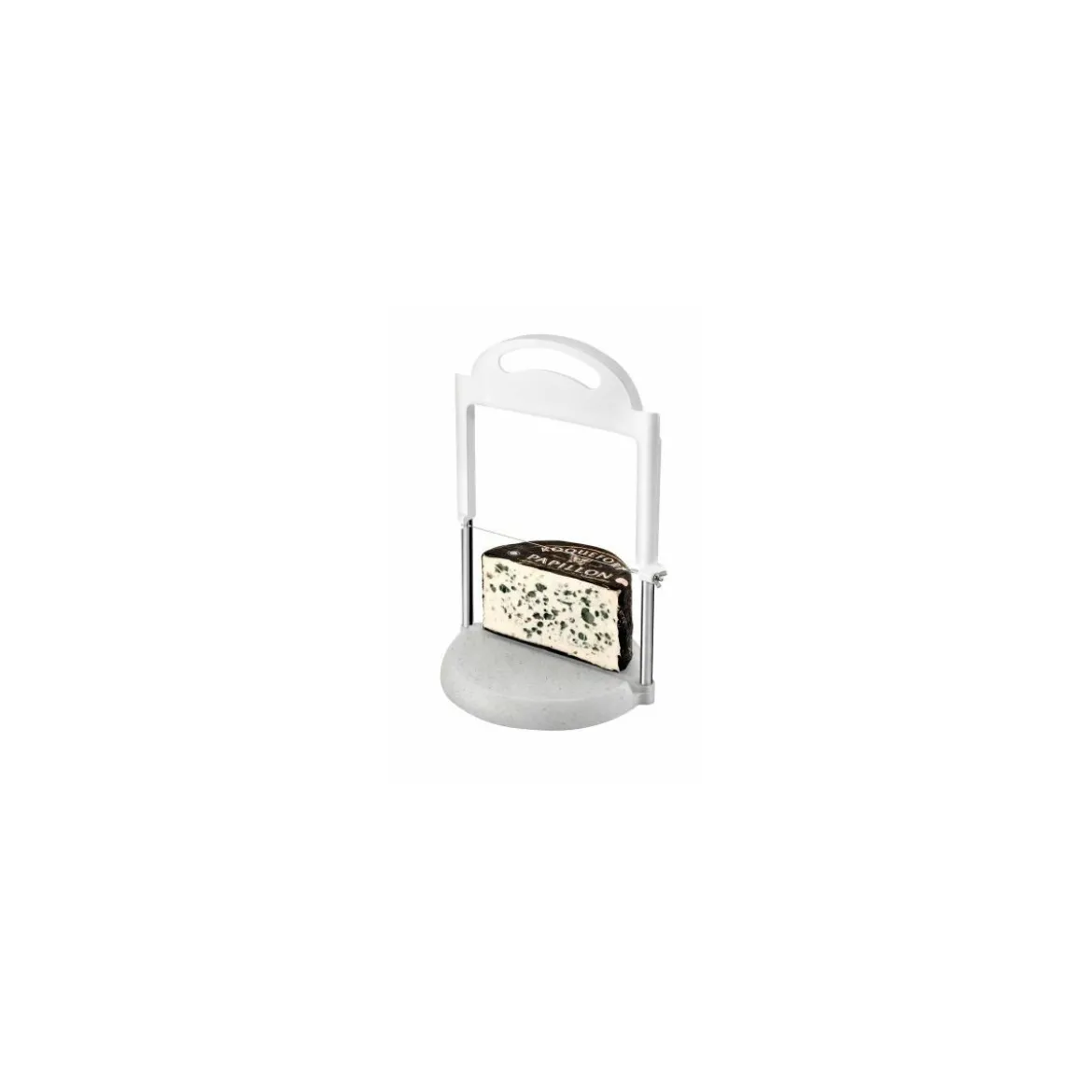 Guillotine à fromage socle moucheté Ø 22 x H. 33 cm