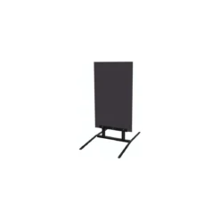Info trottoir dibond gris 67 x 97 x 121 cm + pied métal