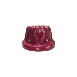 Kougelhopf alsacien gres decor rouge-coeur ø 22 cm