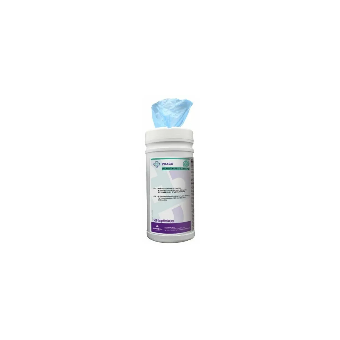 Lingettes désinfectantes Phago - par 200
