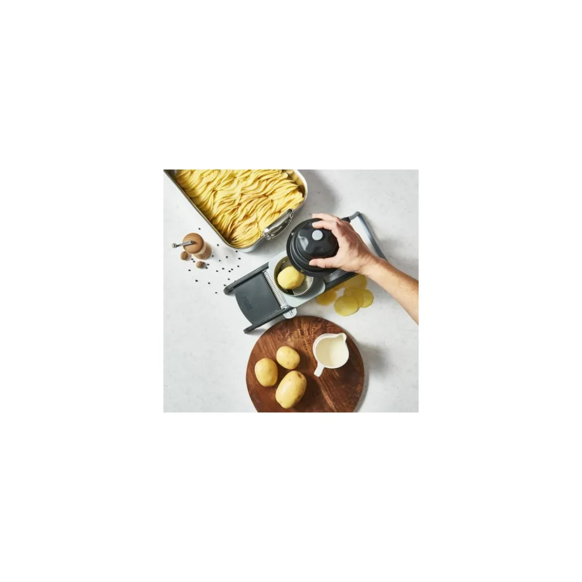 Mandoline swing plus en acier 40 x 20 cm