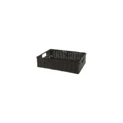 Manne carita noire PP 40 x 30 x 10 cm