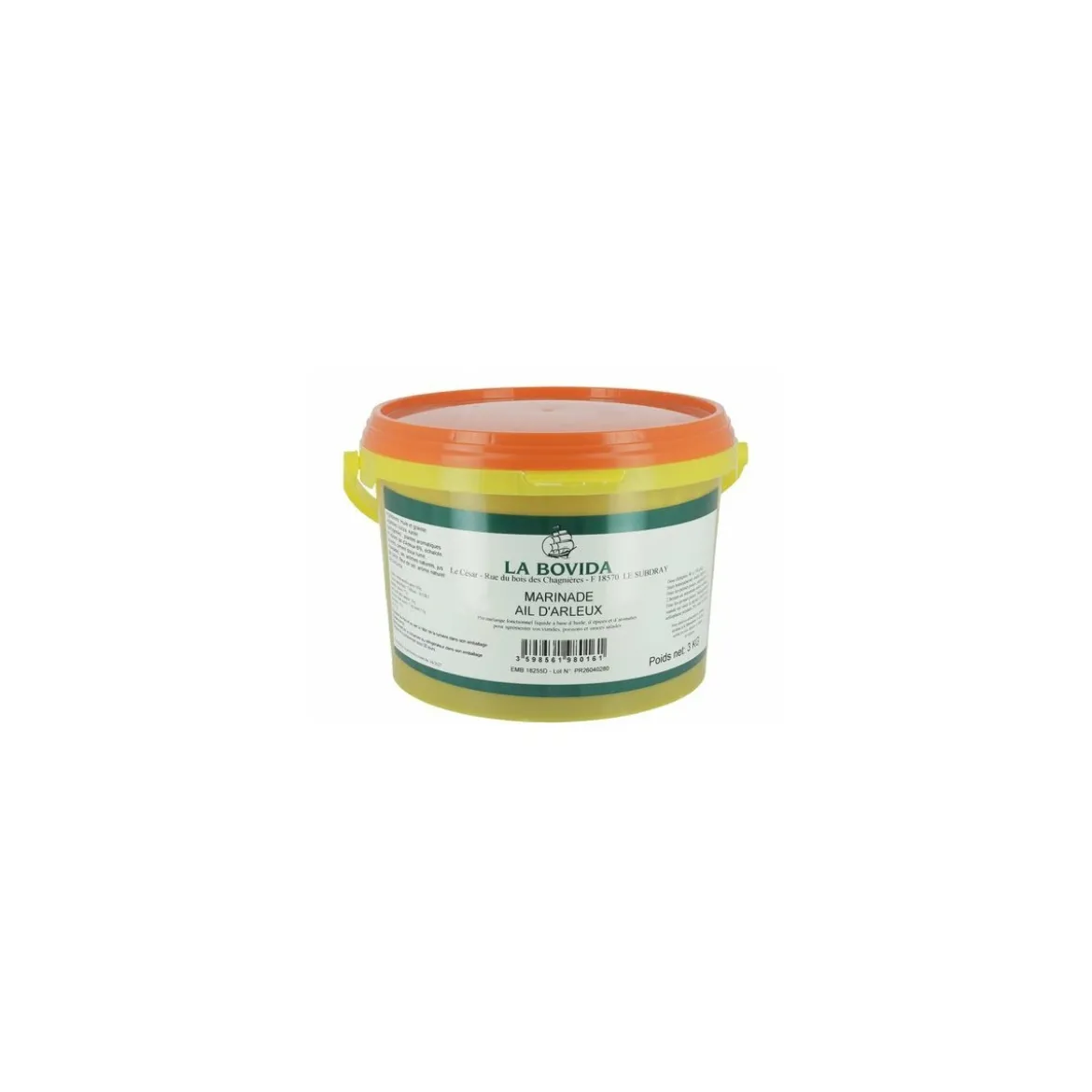 Marinade ail d'Arleux - par 3 kg