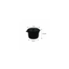 Mini cocotte ronde avec couvercle 90 ml - par 30