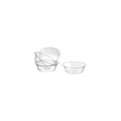 Moule aspic rond PET cristal ø 80 x 25 mm - par 250