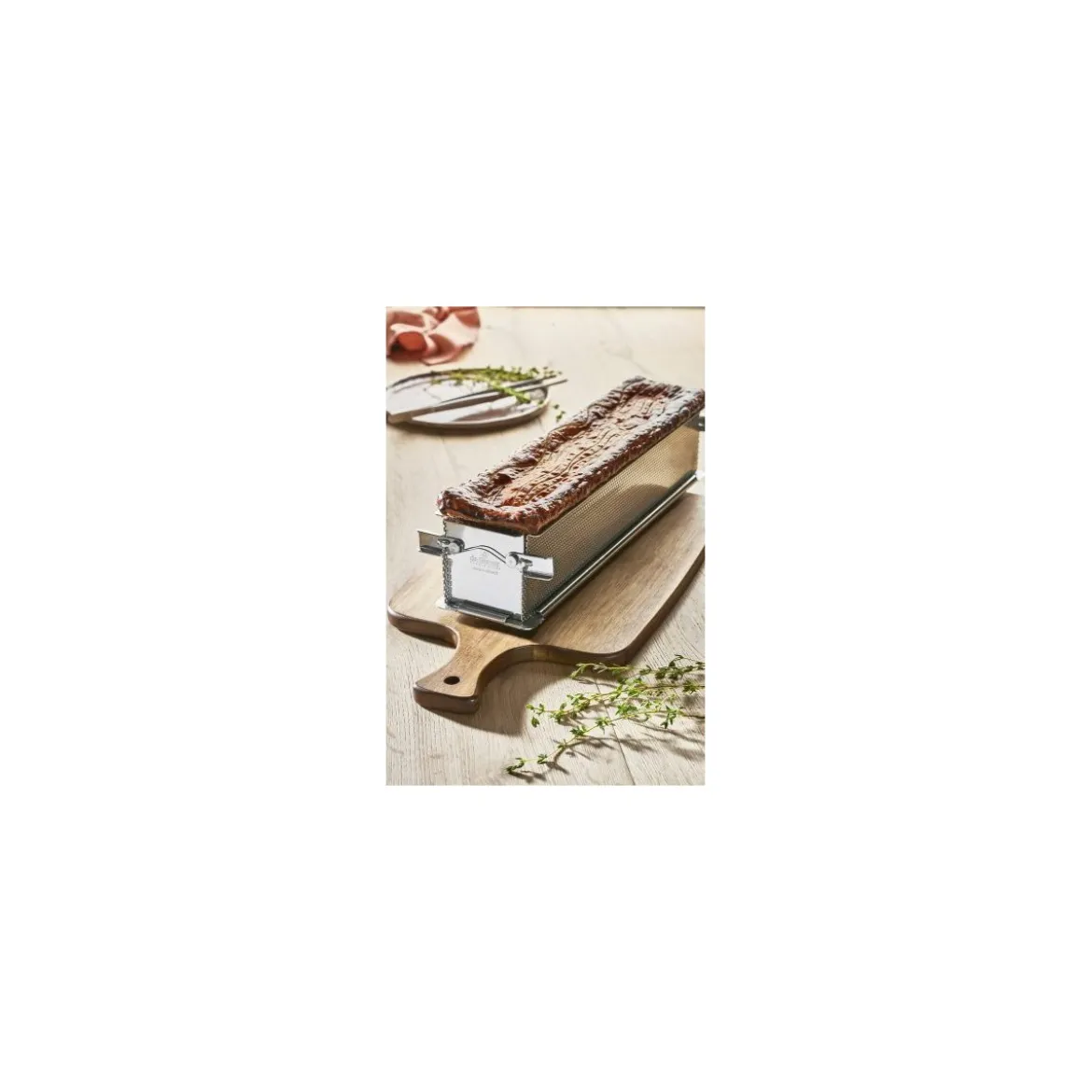 Moule perforé pliant Geoforme inox 24 x 5 x 6 cm