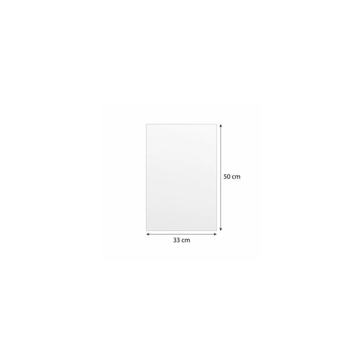 Mousseline blanche 30 g/m² format 33 x 50 cm - par 10 kg