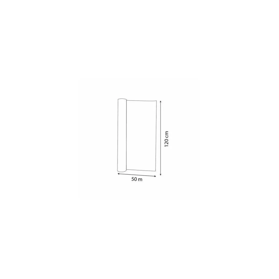 Nappe rouleau celisoft noire 1,20 m x 50 m - l'unité