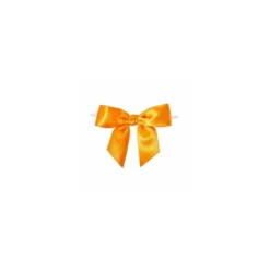 Noeud satin orange - par 100