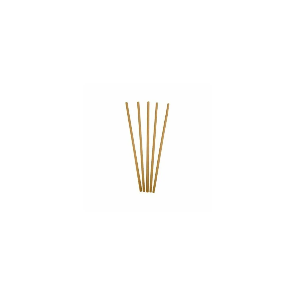 Paille papier kraft Ø 0,6 x 20 cm - par 250