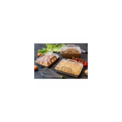 Panier chaud kraft brun ingraissable 850 ml avec couvercle - par 100