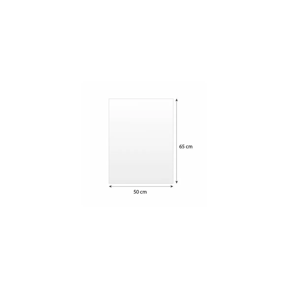 Papier ingraissable blanc 45 g/m² feuilles 65 x 50 cm - par 10 kg