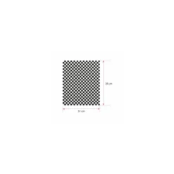 Papier ingraissable damier blanc noir 35 g/m² feuilles 38 x 31 cm - par 1000