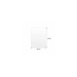 Papier paraffiné 1 face blanc 55 g/m² feuilles 25 x 35 cm - par 10 kg