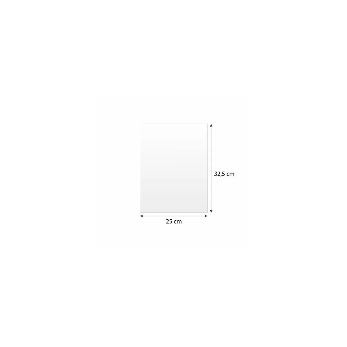 Papier paraffiné 1 face "Qualité premium" 50 g/m² feuilles 32,5 x 25 cm - par 10 kg