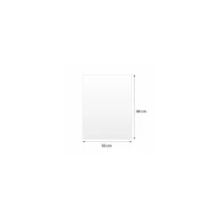 Papier paraffiné 2 faces blanc 40 g/m² feuilles 66 x 50 cm - par 10 kg