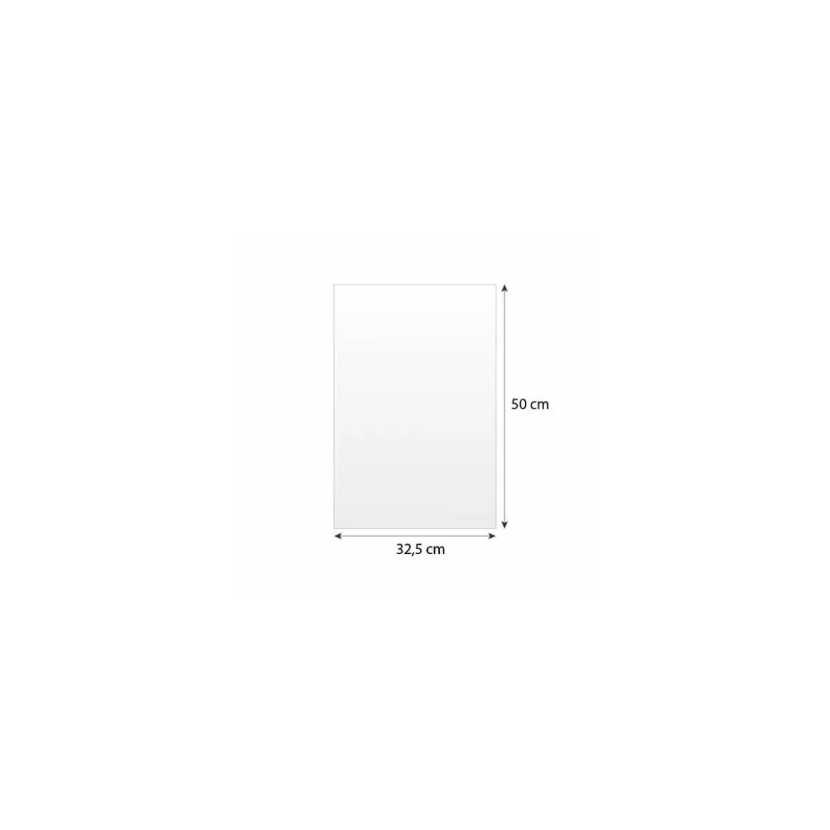 Papier thermoscellable blanc 60 g/m² feuilles 50 x 32,5 cm - par 10 kg