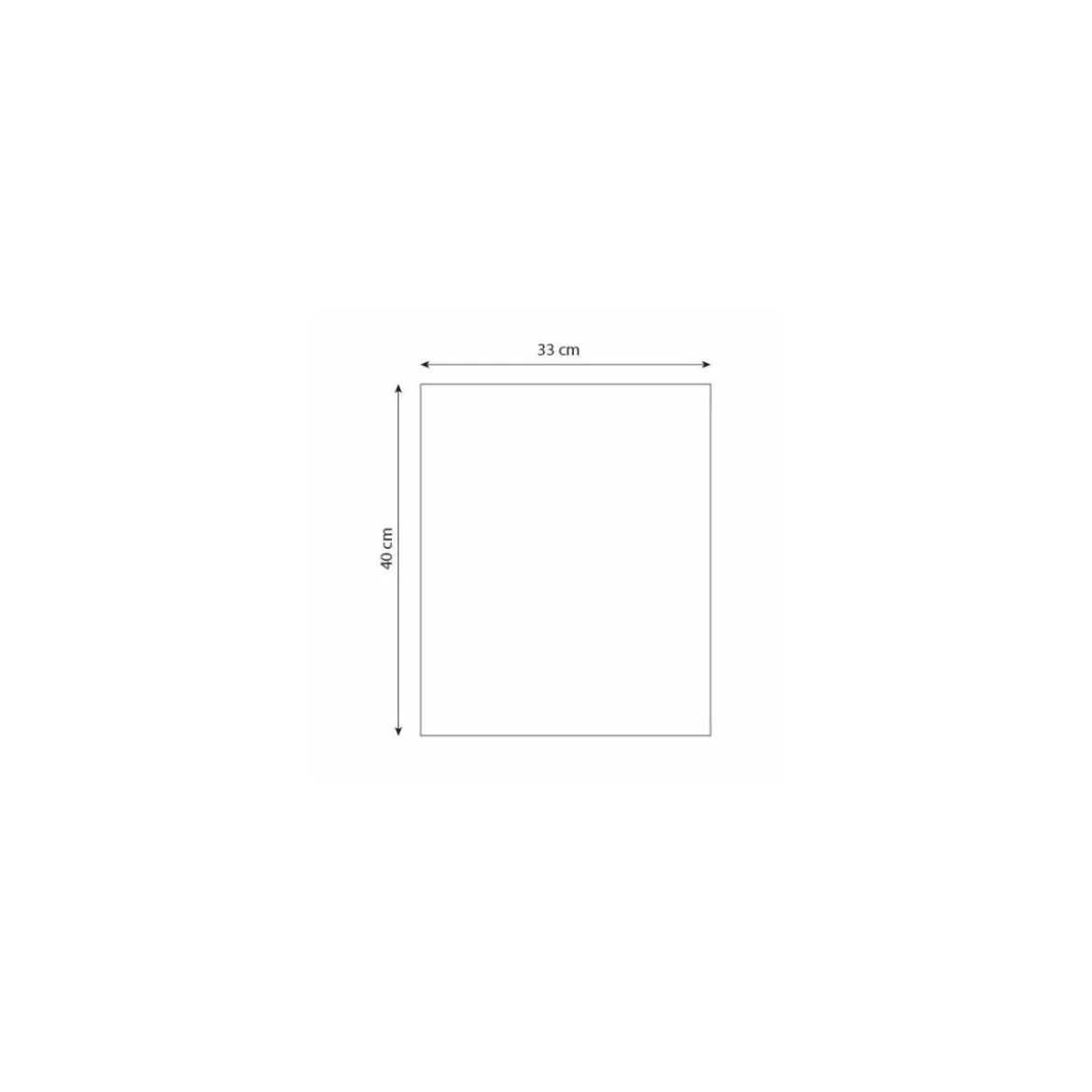 Papier thermoscellable noir 60 g/m² feuilles 40 x 33 cm - par 10 kg