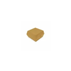 Petite boîte hamburger kraft brun 9,8 x 9,8 x 7 cm - par 450