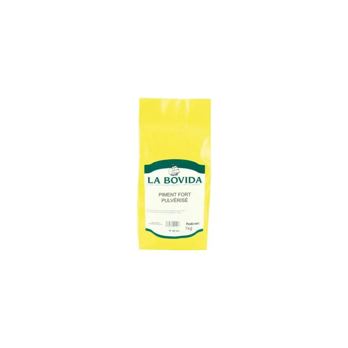 Piment fort pulvérisé - par 1 kg