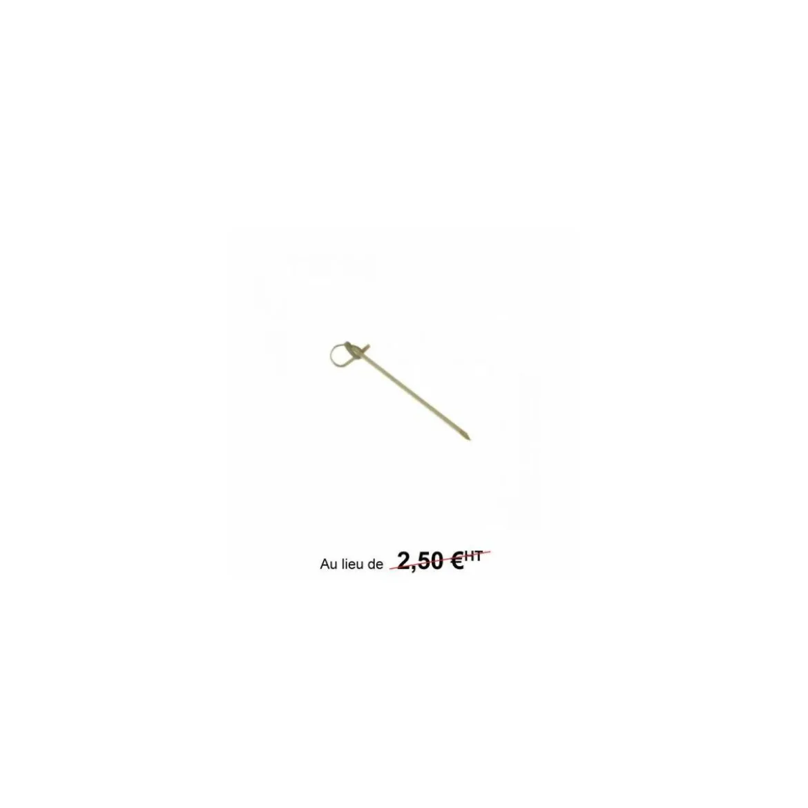 Pique ruban boucle en bambou 15 cm - par 100