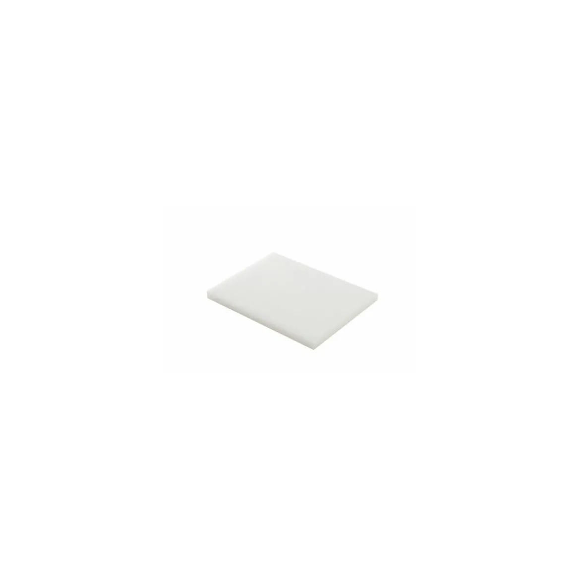 Planche de découpe blanche PEHD 40 x 30 x 2 cm