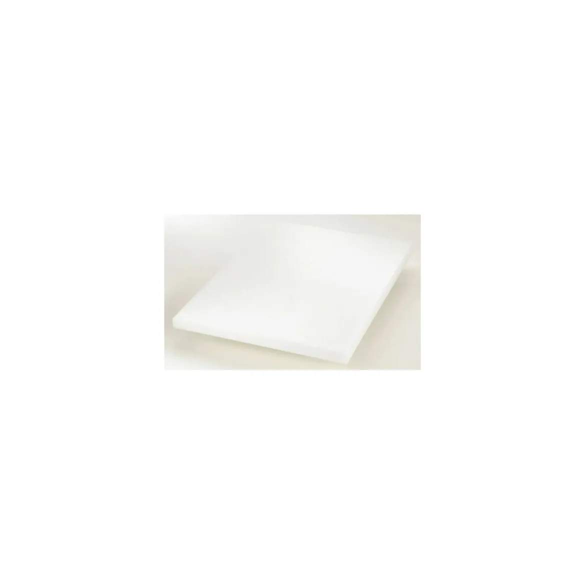 Planche de découpe PEHD blanc avec pieds 53 x 32,5 x 2 cm