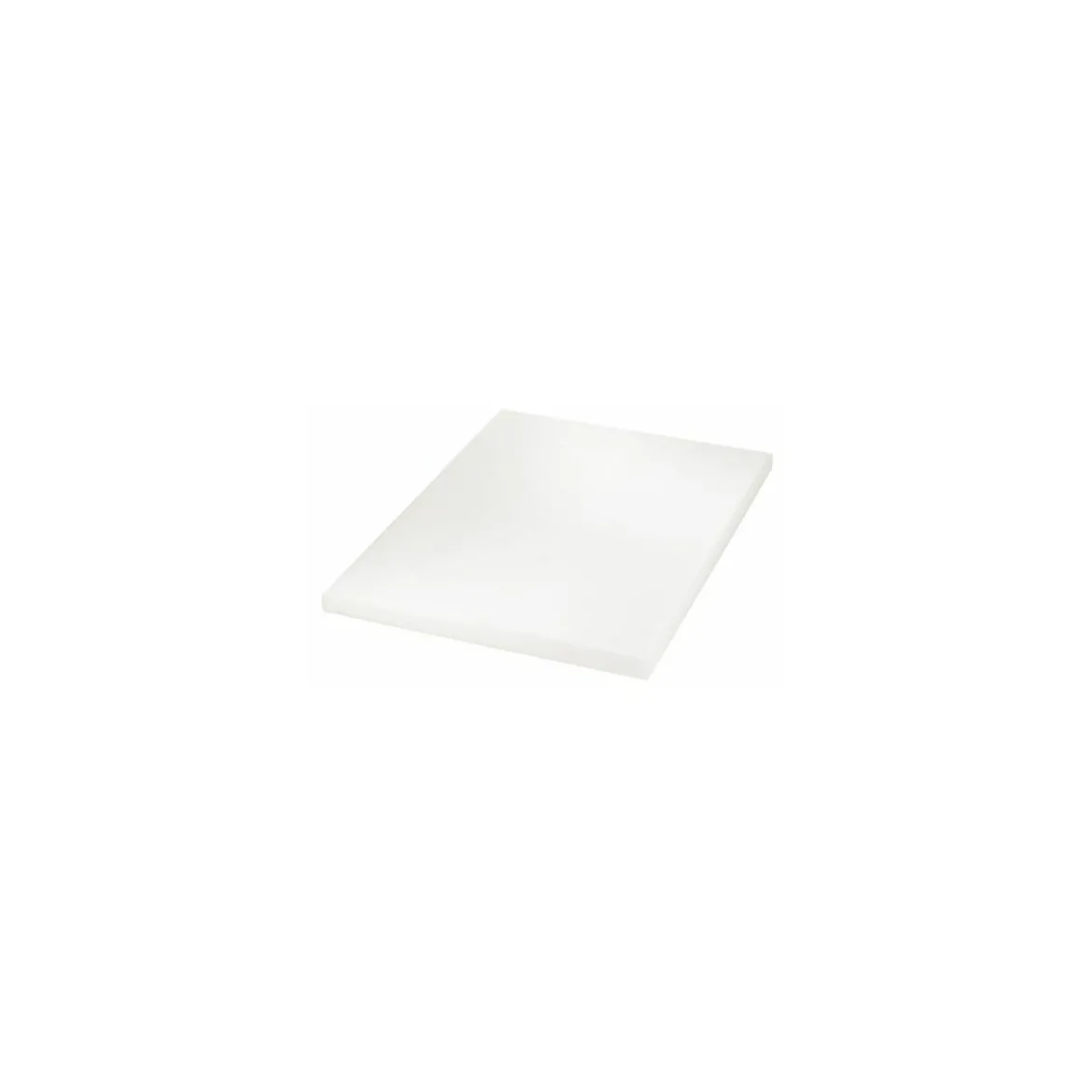 Planche de découpe PEHD blanc avec pieds 60 x 40 x 2 cm