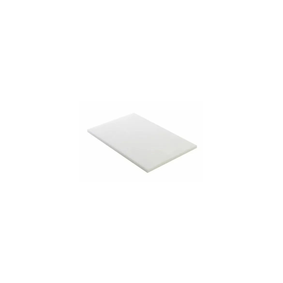 Planche de découpe PEHD blanche 140 x 70 x 2,5 cm
