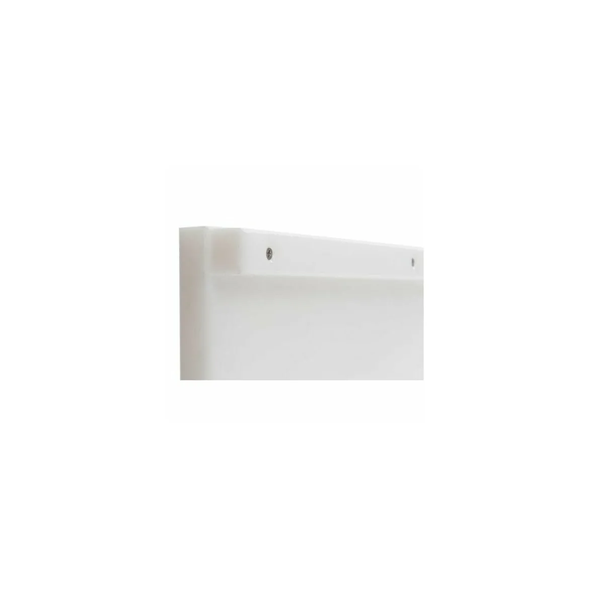 Planche vitrine PEHD blanc 50 x 30 x 2 cm