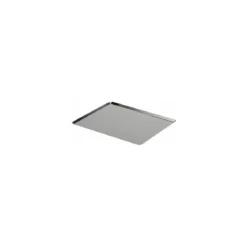 Plaque à bords pinces inox GN1/1 53 x 32,5 cm