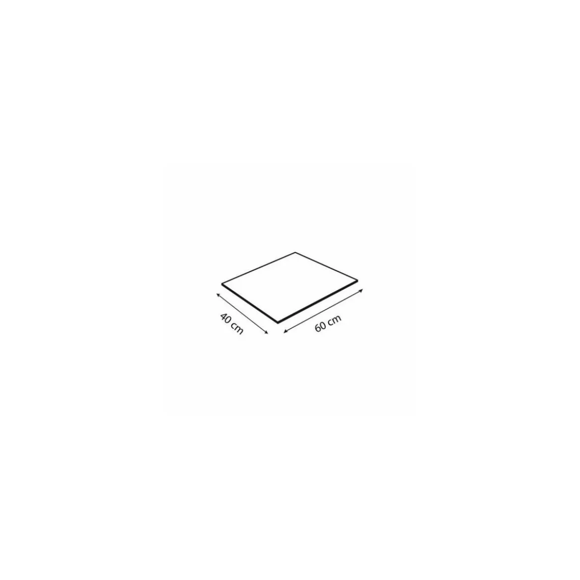Plaque carton noir/or 1100 g/m² 40 x 60 cm - par 25