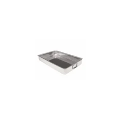 Plaque à rotir inox anses tombantes 54 x 39 x 7 cm