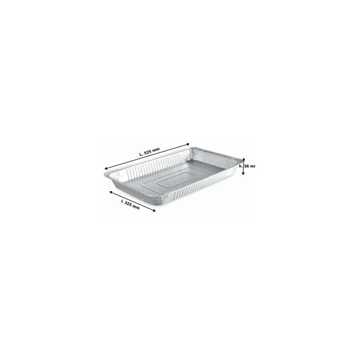 Plat aluminium GN 1/1 5000 ml - par 50