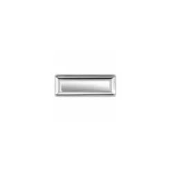 Plat angles arrondis inox 82 x 26 x 2 cm