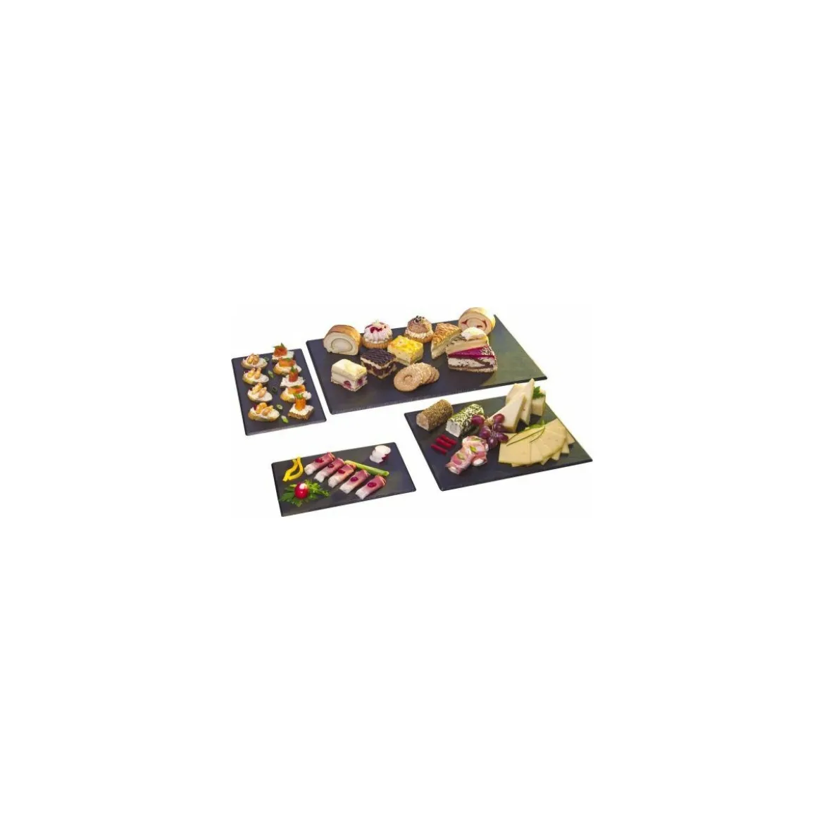 Plat ardoise mélamine GN 1/4