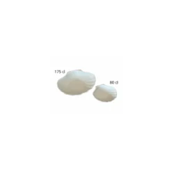 Plat coquille St Jacques céramique non émaillée 175 cl - par 6