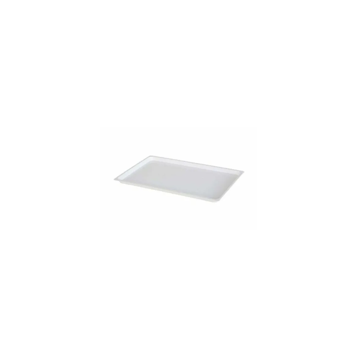 Plateau ABS blanc 60 x 40 x 2 cm