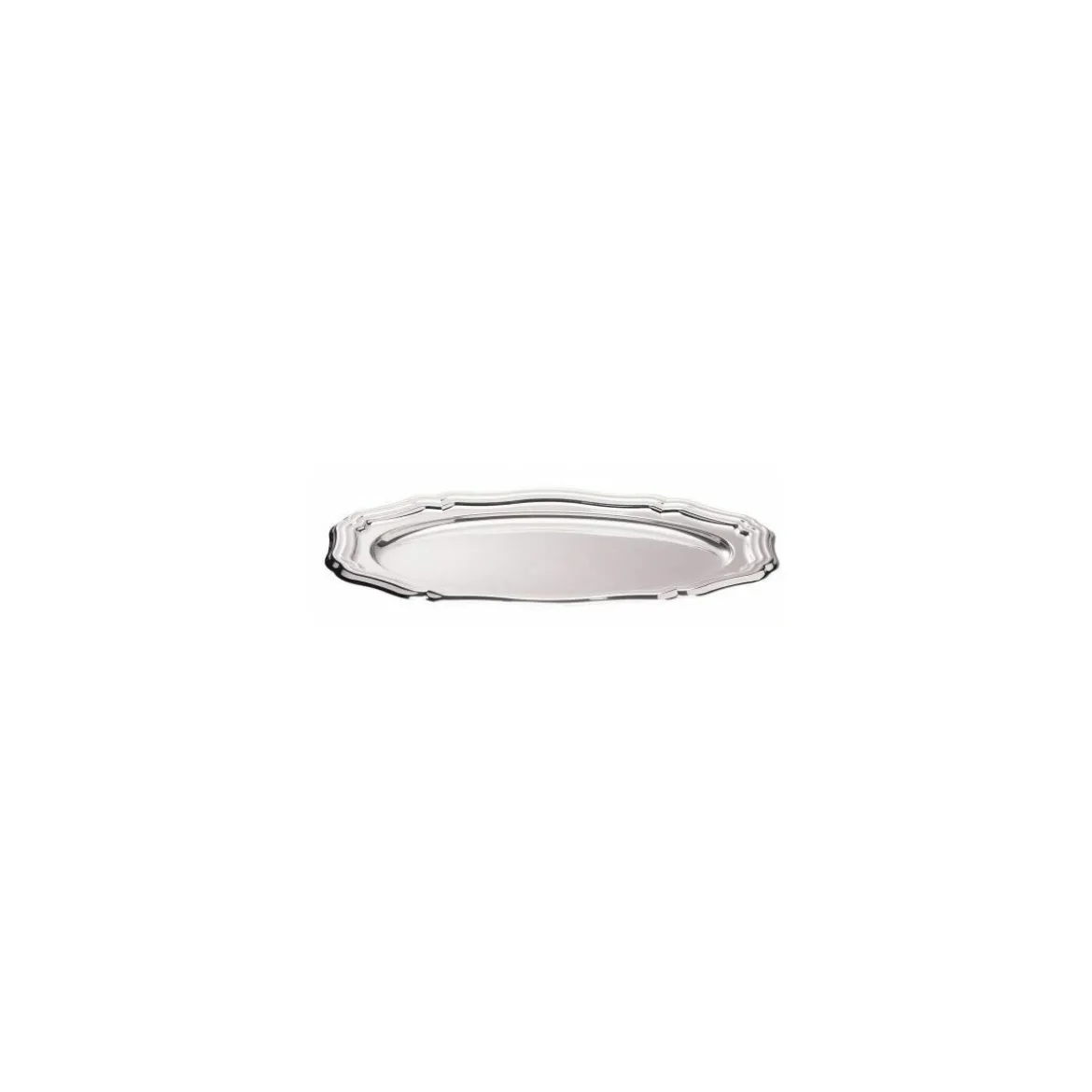 Plateau argenté PET 59 x 31 cm - par 50