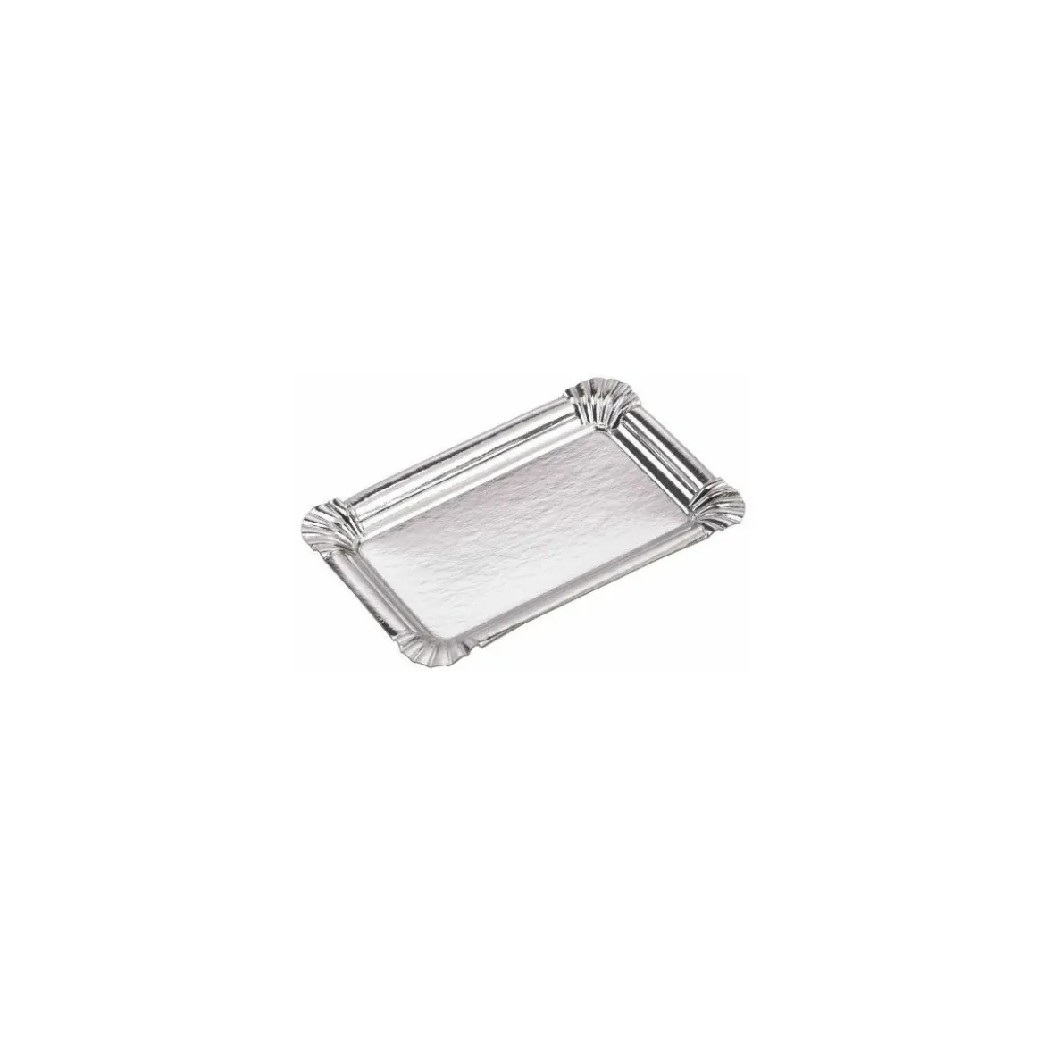 Plateau à ballotine argent 220 x 150 mm - par 100