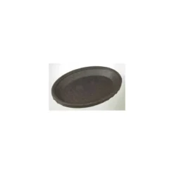 Plateau fruits de mer ovale noir 49 x 35 cm - par 30