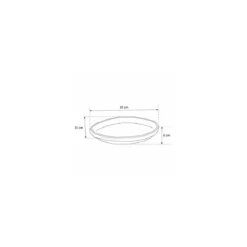 Plateau fruits de mer ovale 50 x 35 cm - par 30