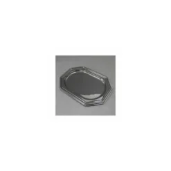 Plateau octogonal PET noir 350 x 250 mm - par 50