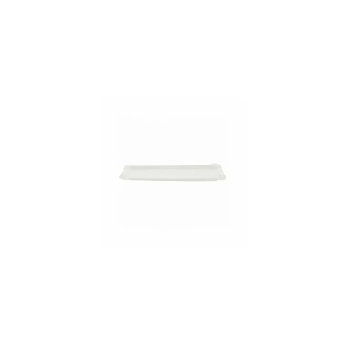 Plateau ravier carton blanc format "hot-dog" 23 x 8 cm - par 250