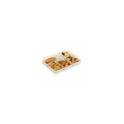 Plateau repas 5 compartiments PLA 29 x 22,4 x 3 cm - par 50