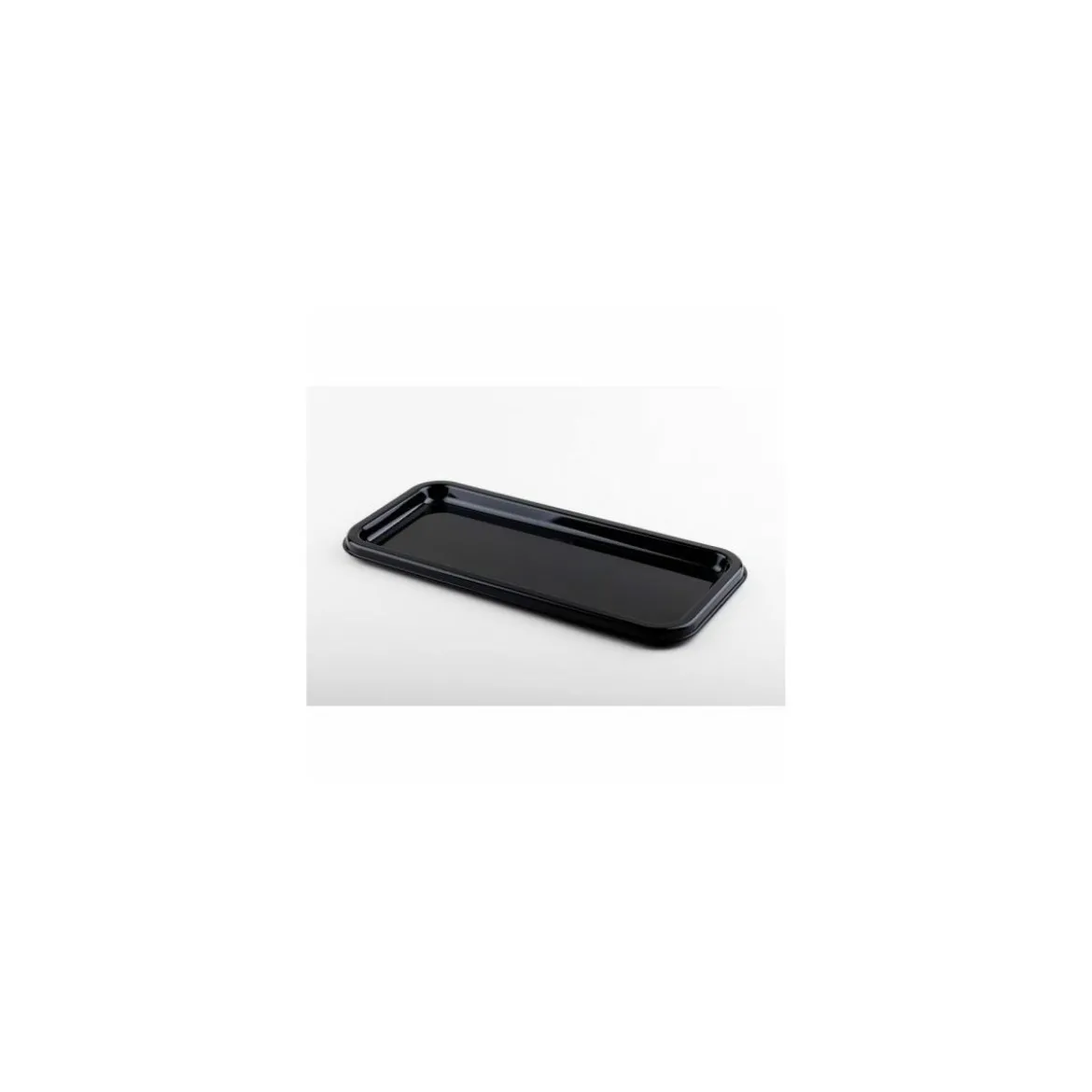 Plateau terrine noir PET 35 x 16 cm - par 50