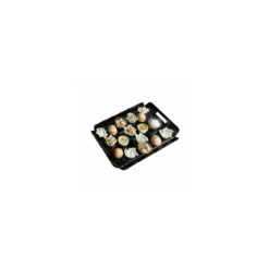 Plateau traiteur carton noir 28 x 19 cm - par 50