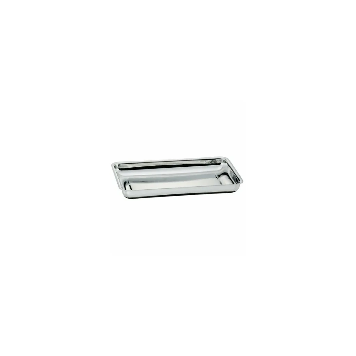 Plat gratin rectangulaire inox 37 x 25 x 4 cm