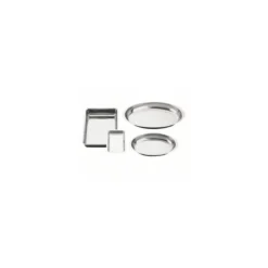 Plat gratin rectangulaire inox 37 x 25 x 4 cm
