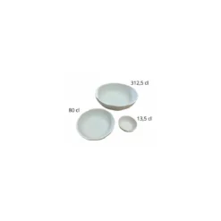 Plat oursin céramique non émaillée 80 cl - par 16